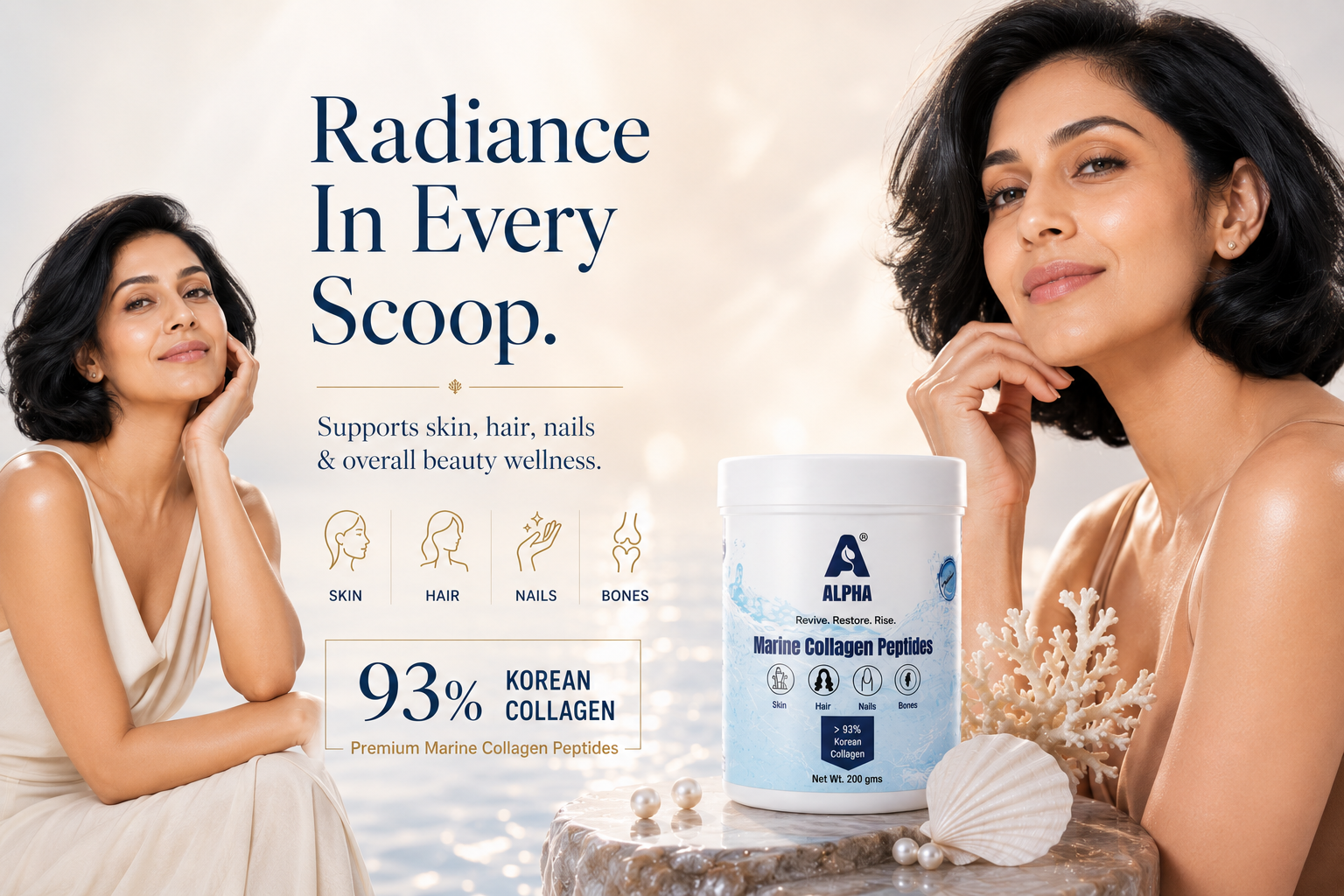 Alpha Korean Marine Collagen Peptides — Radiant Skin