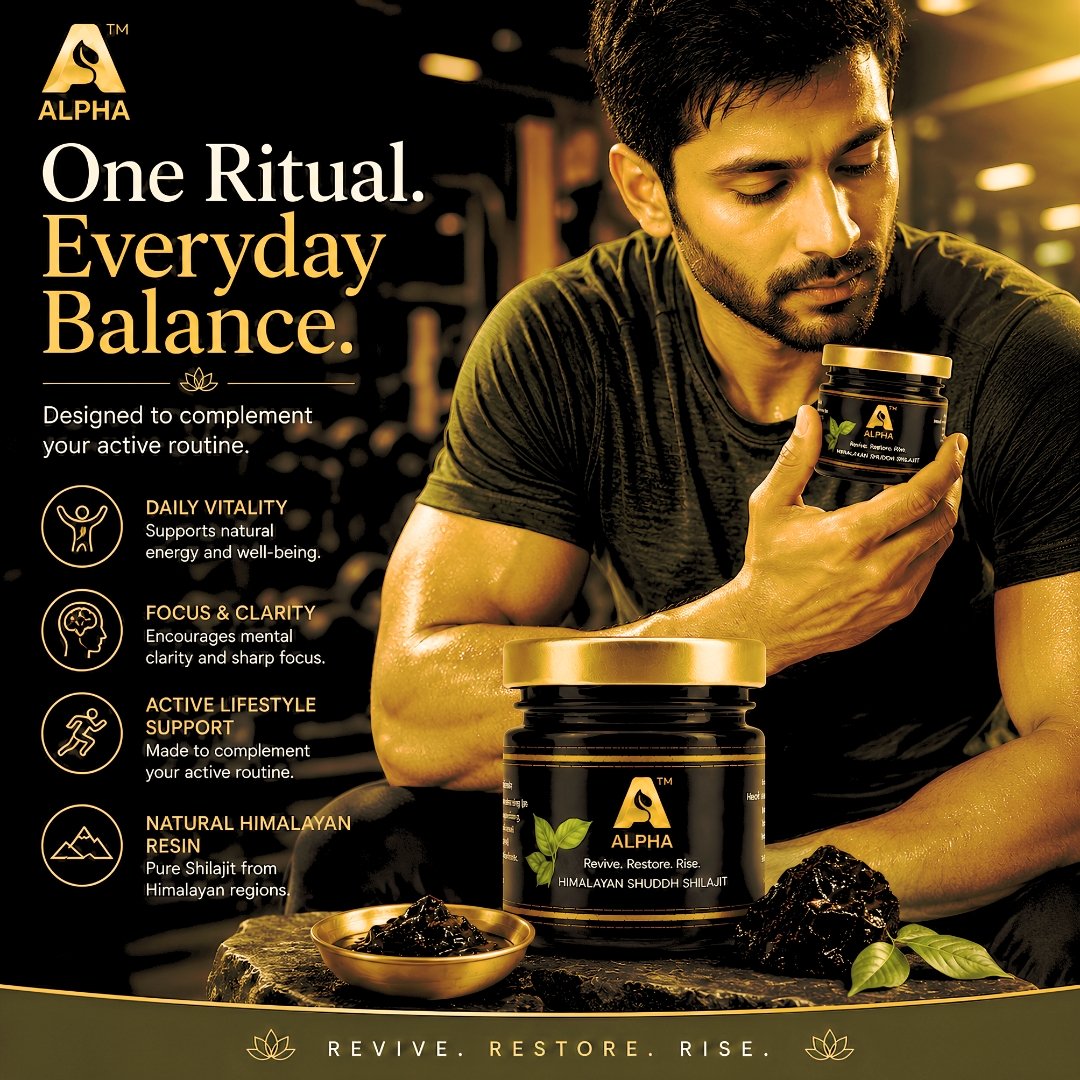 Alpha Shilajit Resin purity