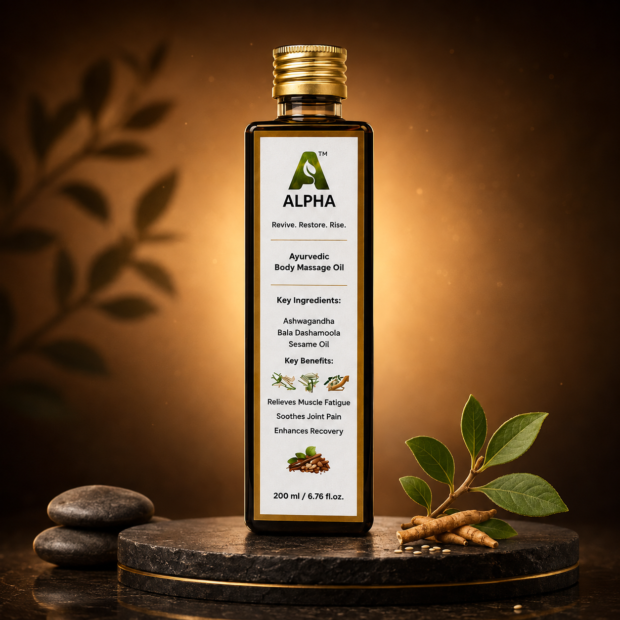 Alpha Body Massage Oil 200 ml
