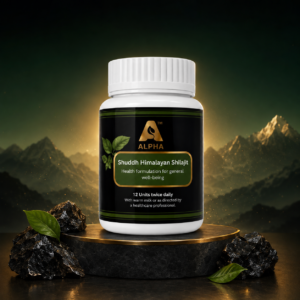 Alpha Himalayan Shuddh Shilajit Tablets – 60 Tablets