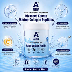 Alpha Korean Marine Collagen Peptides 200 gms