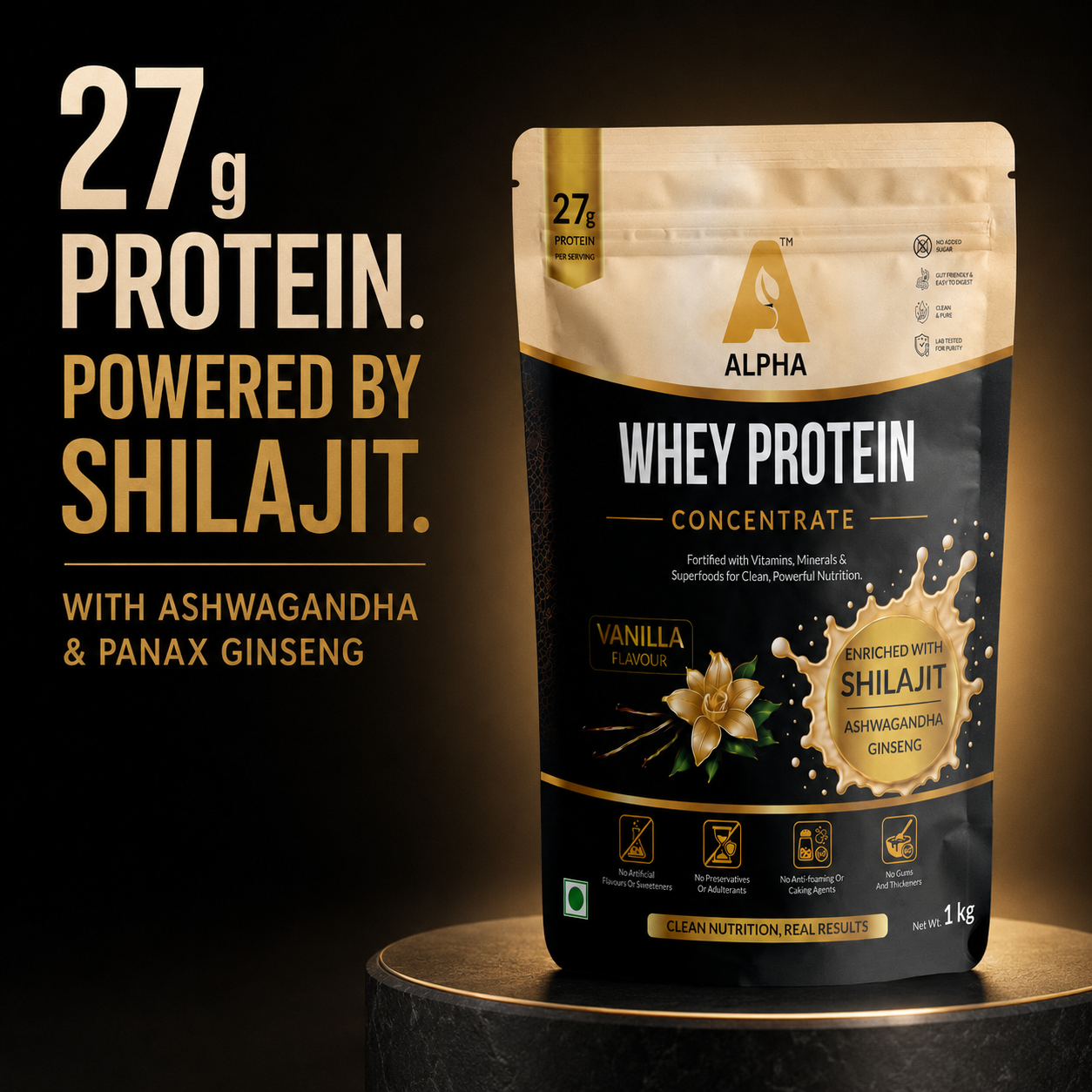 Alpha Shilajit Whey Protein - Image 2