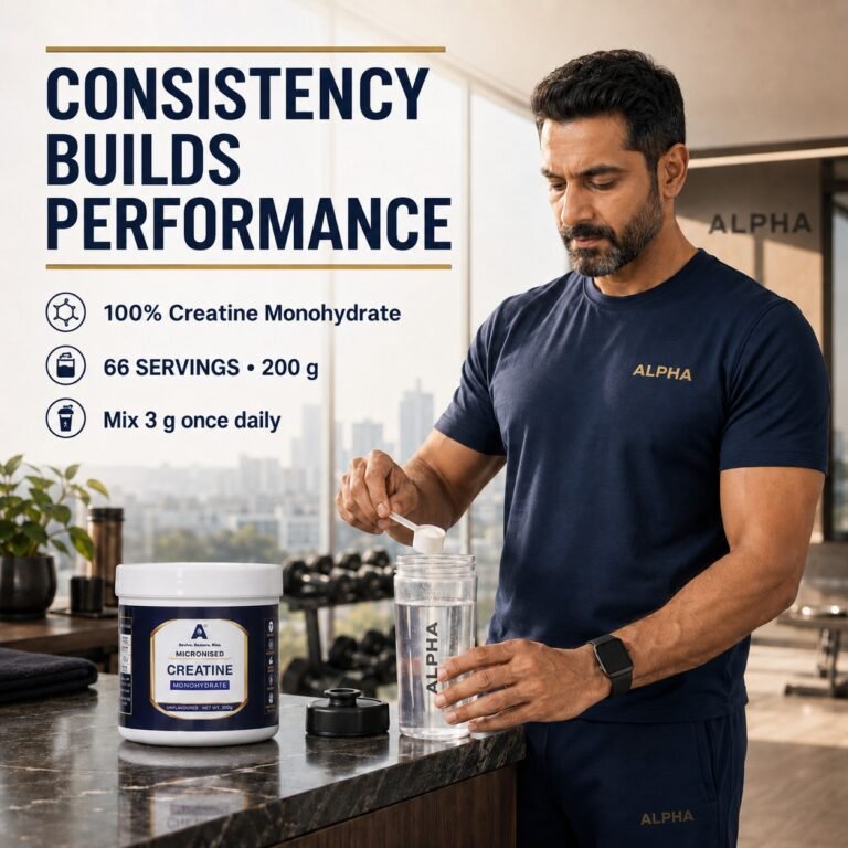 Alpha Micronised Creatine Monohydrate 3g daily